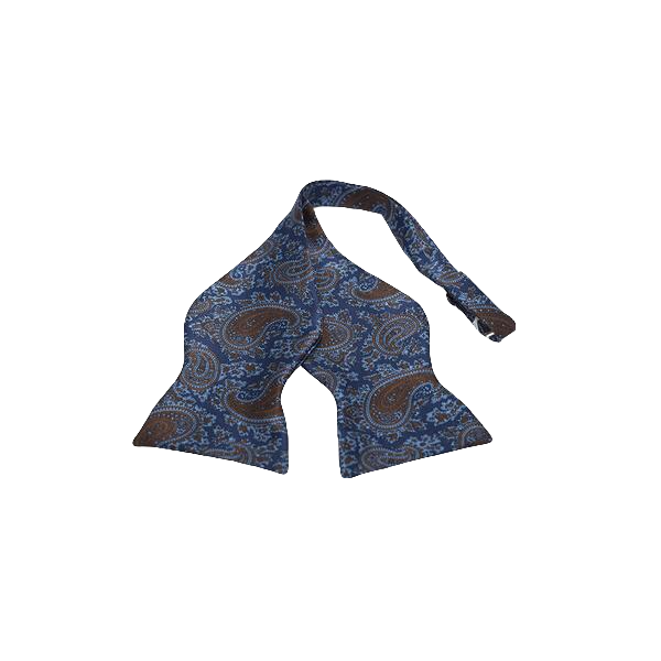 Blue & Brown Paisley Grande