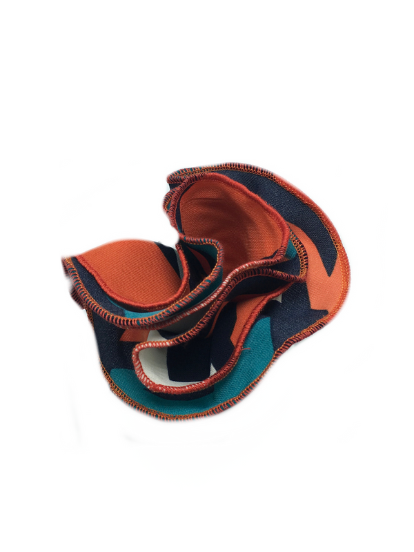 Orange, Teal & Black